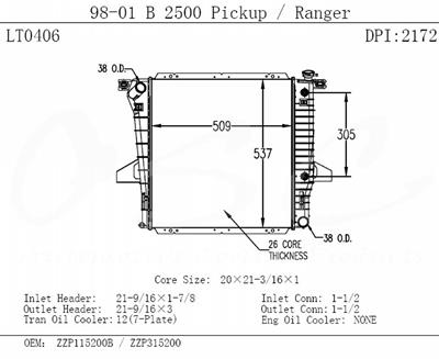 OSC Automotive Radiators - 2172