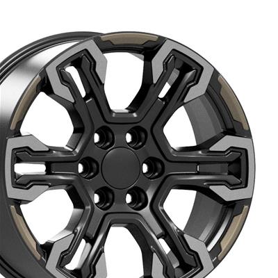 OE Wheels CV65 Satin Black Machined Wheels - 9511102
