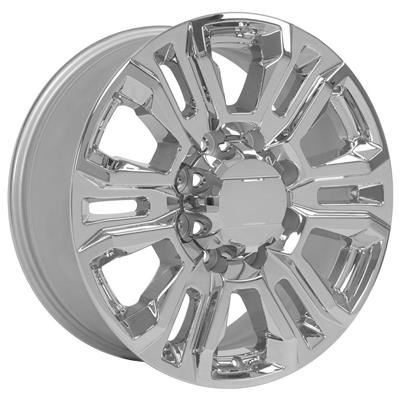 OE Wheels 20" Replica Wheel fits GMC Sierra 2500 3500 HD Denali - CV70B Chrome 20x8.5 SS: 9511139 - 9514912