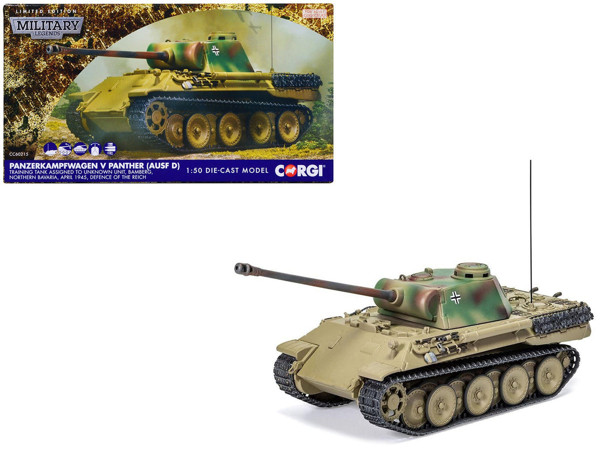 Rapid Vehicles Panzerkampfwagen V Panther (Ausf D) Tank "Training Unit Bamberg North Bavaria...
