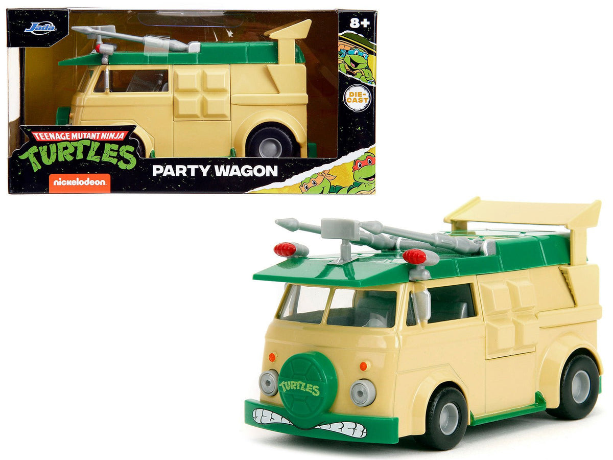 Rapid Vehicles Party Wagon Green and Beige "Teenage Mutant Ninja Turtles" "Hollywood Rides"...