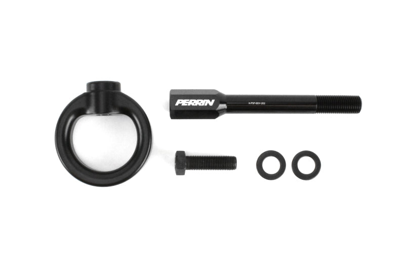 Perrin [02-07 WRX, 04-07 WRX STI] Front Tow Hook Kit - Flat Black
