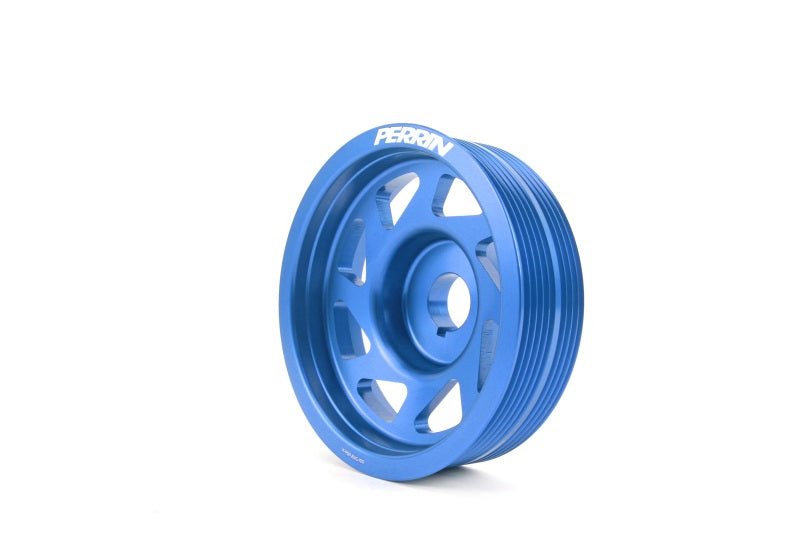 Perrin [02-14 WRX, 04-21 STI, 05-09 Legacy, 04-13 FXT] Lightened Crank Pulley Blue