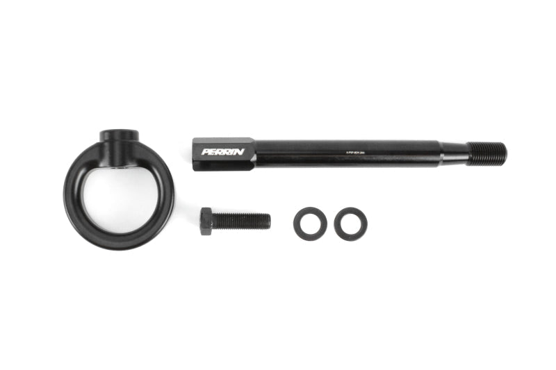 Perrin [08-14 WRX/STI] Front Tow Hook Kit - Flat Black