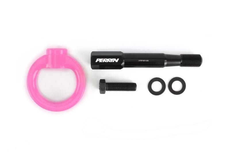 Perrin [15-17 WRX/STI] Front Tow Hook Hyper Pink