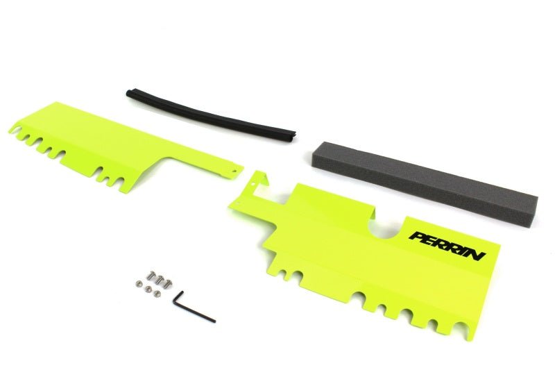 JDMuscle Perrin [15-21 WRX/STI] Radiator Shroud With OEM Intake Scoop - Neon Yellow |...