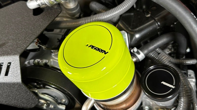 Perrin [15-26 WRX, 13-26 BRZ, 22-26 GR86] Oil Filter Cover - Neon Yellow