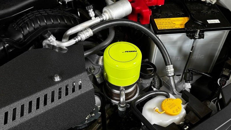 Perrin [15-26 WRX, 13-26 BRZ, 22-26 GR86] Oil Filter Cover - Neon Yellow