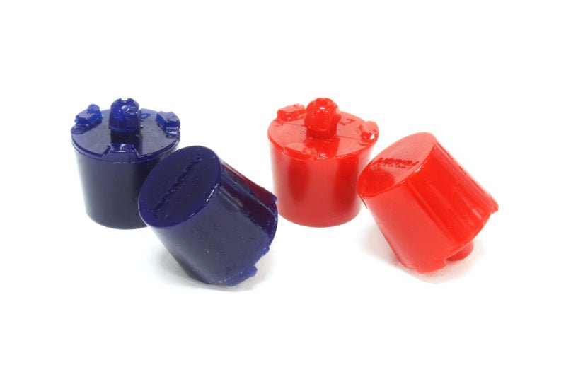 Perrin [15-25 WRX, 15-21 STI] Trunk Bumper Pair Red/Blue