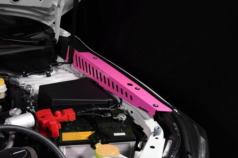 Perrin [22-26 WRX] Fender Shroud Set - Hyper Pink