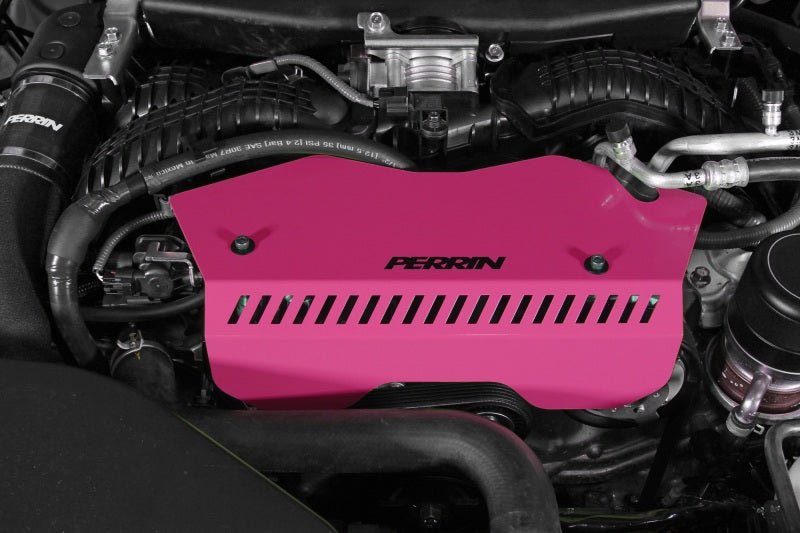 Perrin [22-26 WRX] Pulley Cover - Hyper Pink