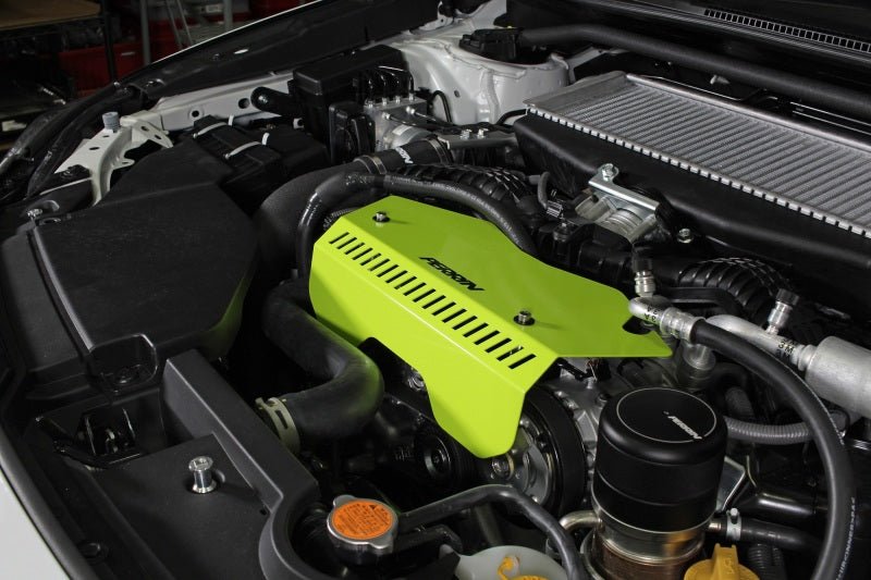 Perrin [22-26 WRX] Pulley Cover - Neon Yellow