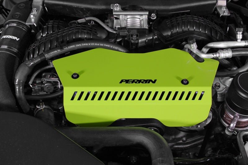 Perrin [22-26 WRX] Pulley Cover - Neon Yellow