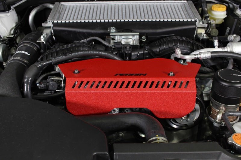 Perrin [22-26 WRX] Pulley Cover - Red
