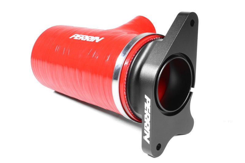 Perrin [22-26 WRX] Red 3in Turbo Inlet Hose w/ Nozzle - Short