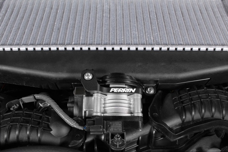 Perrin [22-26 WRX] Top Mount Intercooler Bracket - Black