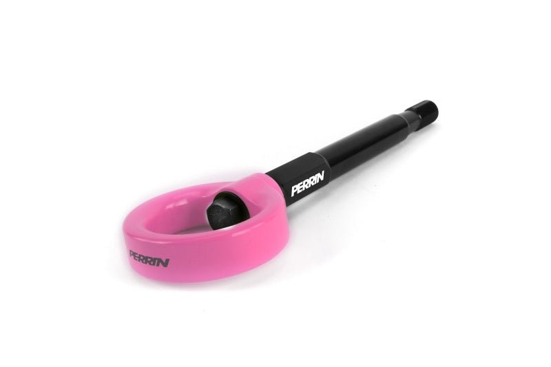 Perrin [22-26 WRX] Tow Hook Kit Front - Hyper Pink