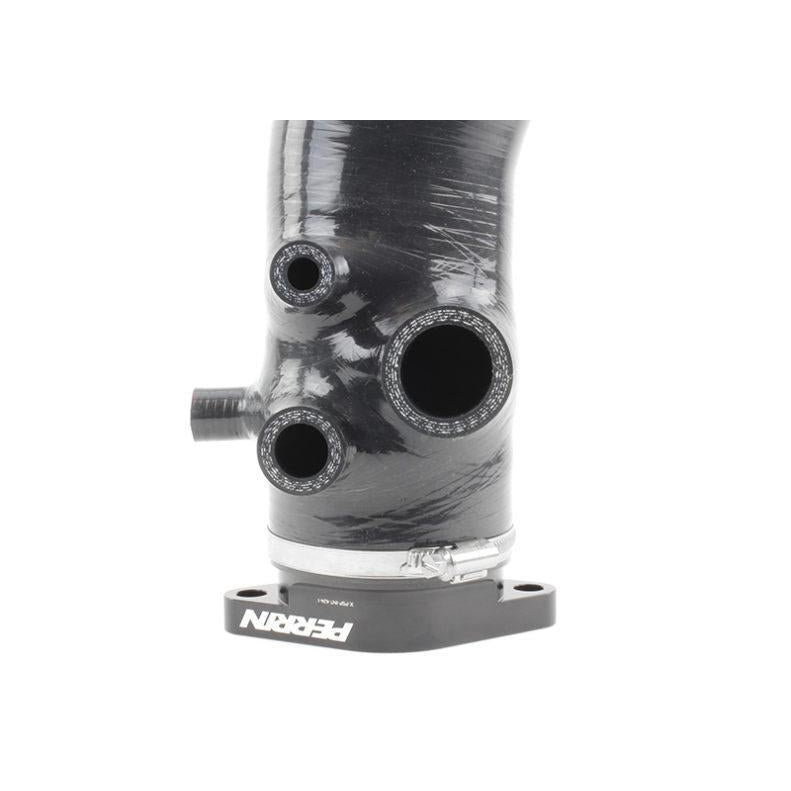 Perrin [15-21 WRX, 14-18 Forester XT] 3in Turbo Inlet Hose w/ Nozzle - Black