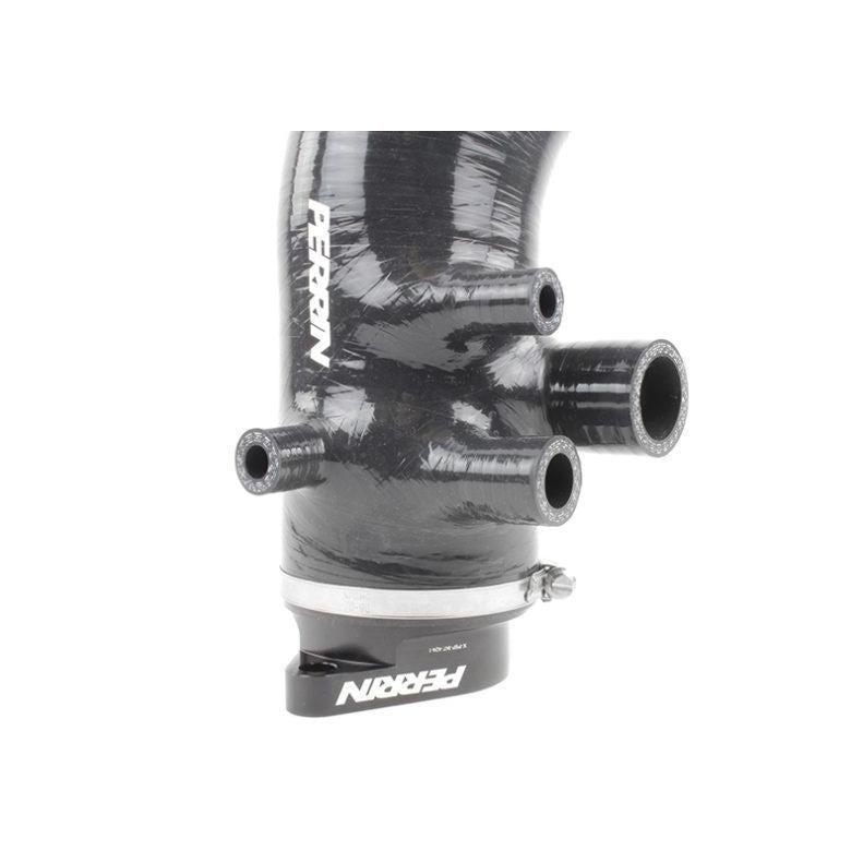 Perrin [15-21 WRX, 14-18 Forester XT] 3in Turbo Inlet Hose w/ Nozzle - Black