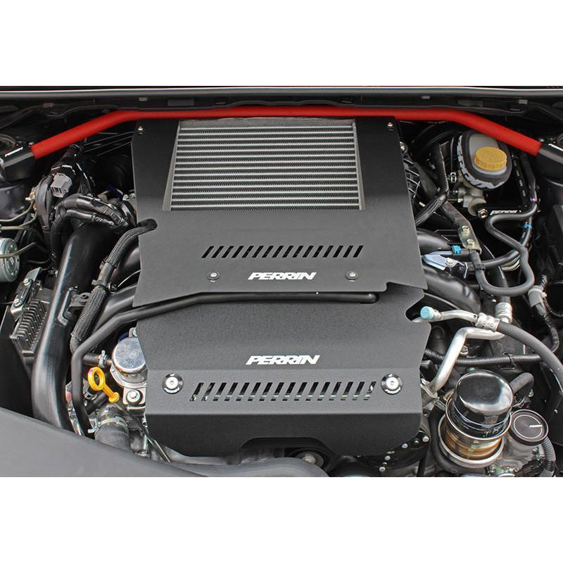 Perrin [15-21 WRX] Engine Cover Kit Black