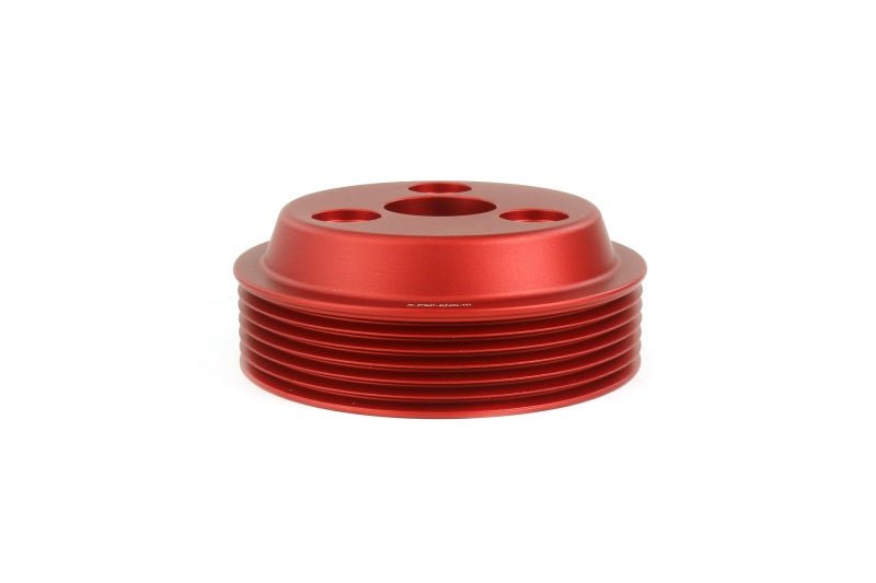 JDMuscle Perrin Lightweight Water Pump Pulley Red WRX 15-21 / Forester 14-18 / Crosstrek 18-20 /...