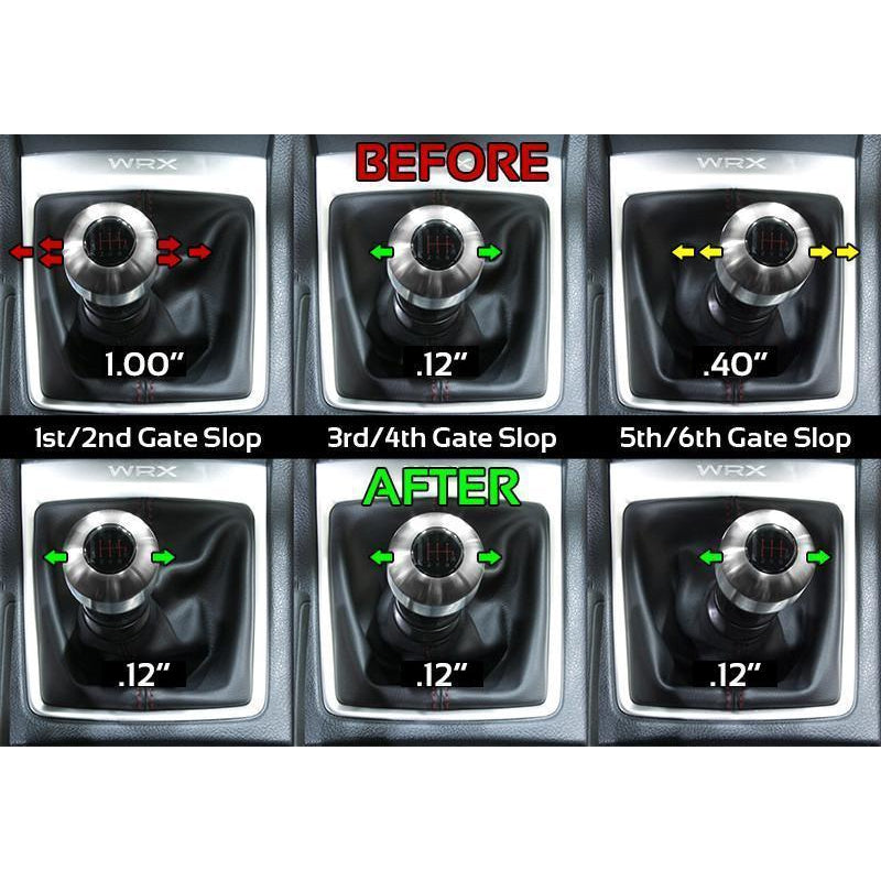Perrin [15-25 WRX, 10-17 Legacy, 18-23 Crosstrek] Manual Shifter Stop Black Anodized