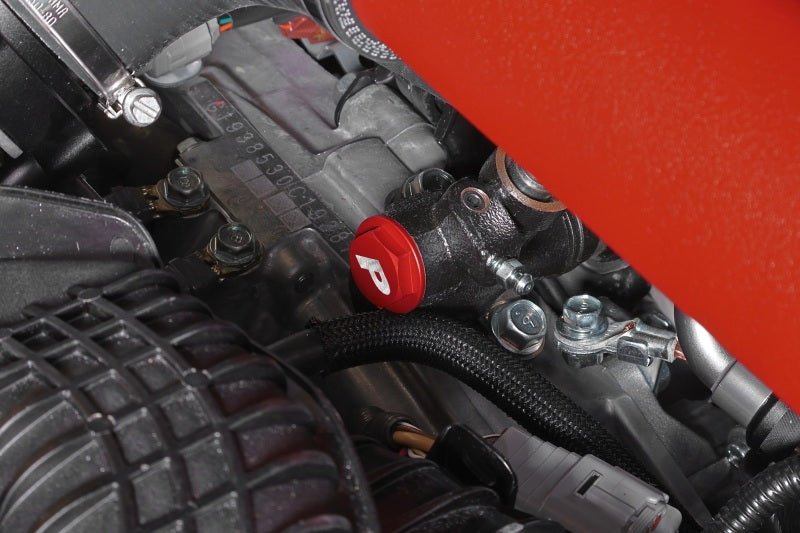 PERRIN [05-21 STI, 06-25 WRX, 05-09 LGT/OBXT] Clutch Delay Valve Delete - Red