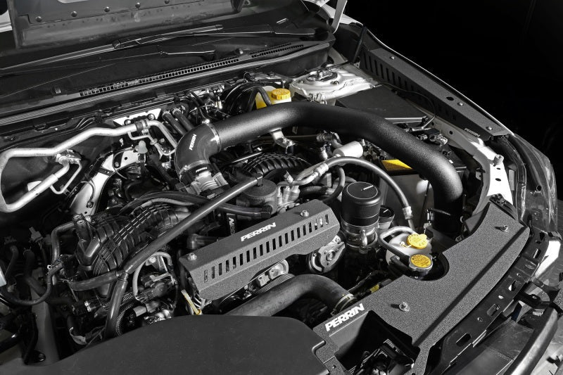 Perrin Performance [22-24 Subaru WRX] Front Mount Intercooler Kit | Black Tubes & Black Core