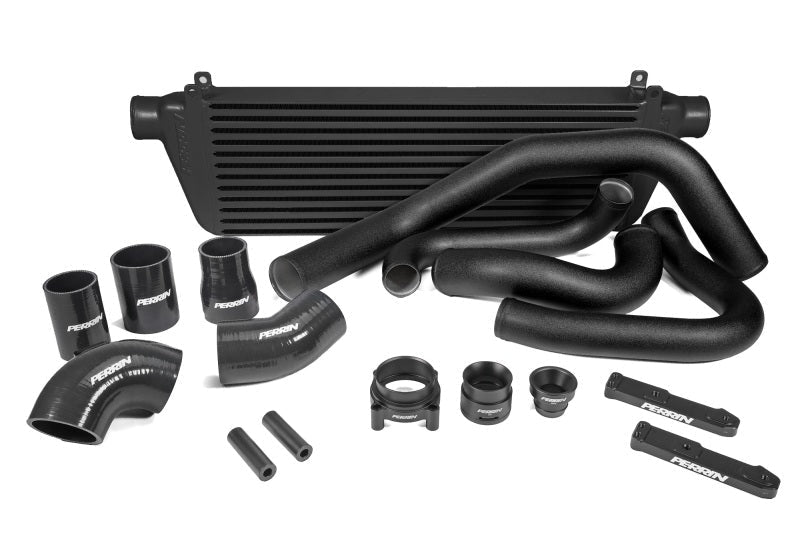 Perrin Performance [22-24 Subaru WRX] Front Mount Intercooler Kit | Black Tubes & Black Core