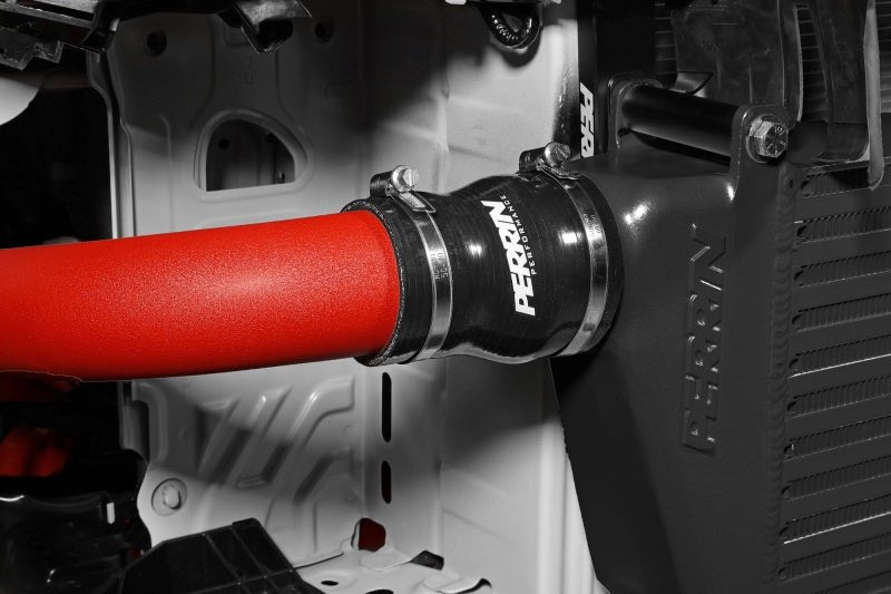 Perrin Performance [22-24 Subaru WRX] Front Mount Intercooler Kit | Red Tubes & Black Core
