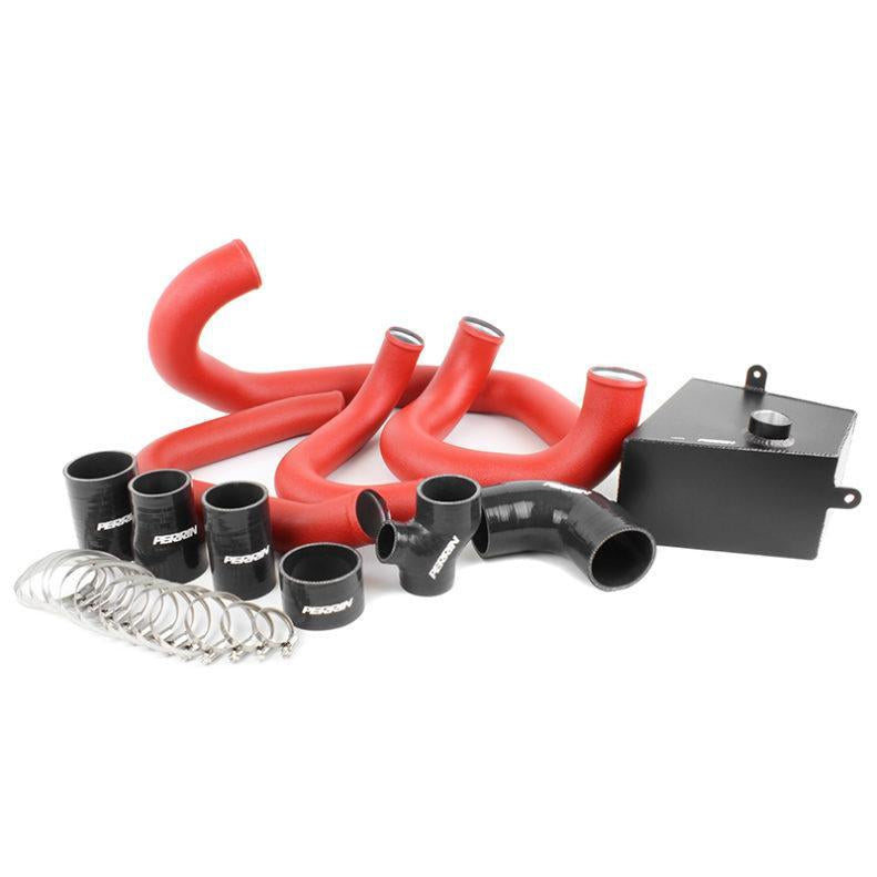 JDMuscle Perrin FMIC Boost Tube Box w/ Red Boost Tubes and Black Couplers WRX 15-21 |...
