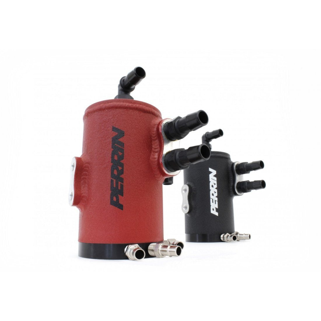 Perrin Red Air Oil Separator WRX/STI w/ TMIC 2008-2014 | PSP-ENG-606RD