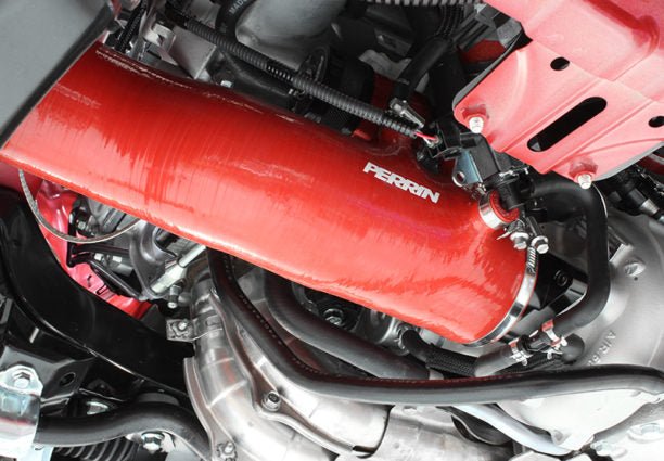 Perrin [15-21 WRX, 14-18 Forester XT] Red 3in Turbo Inlet Hose w/ Nozzle
