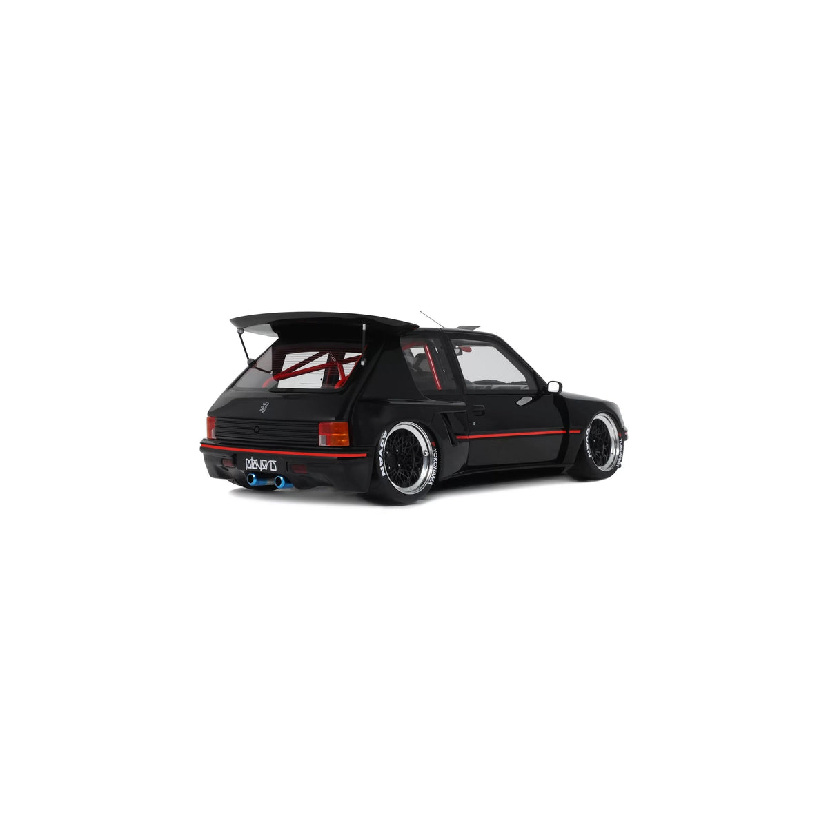 STM Diecast Otto 2018 Peugeot 205 Khyzyl Saleem Black 1:18 - View 2