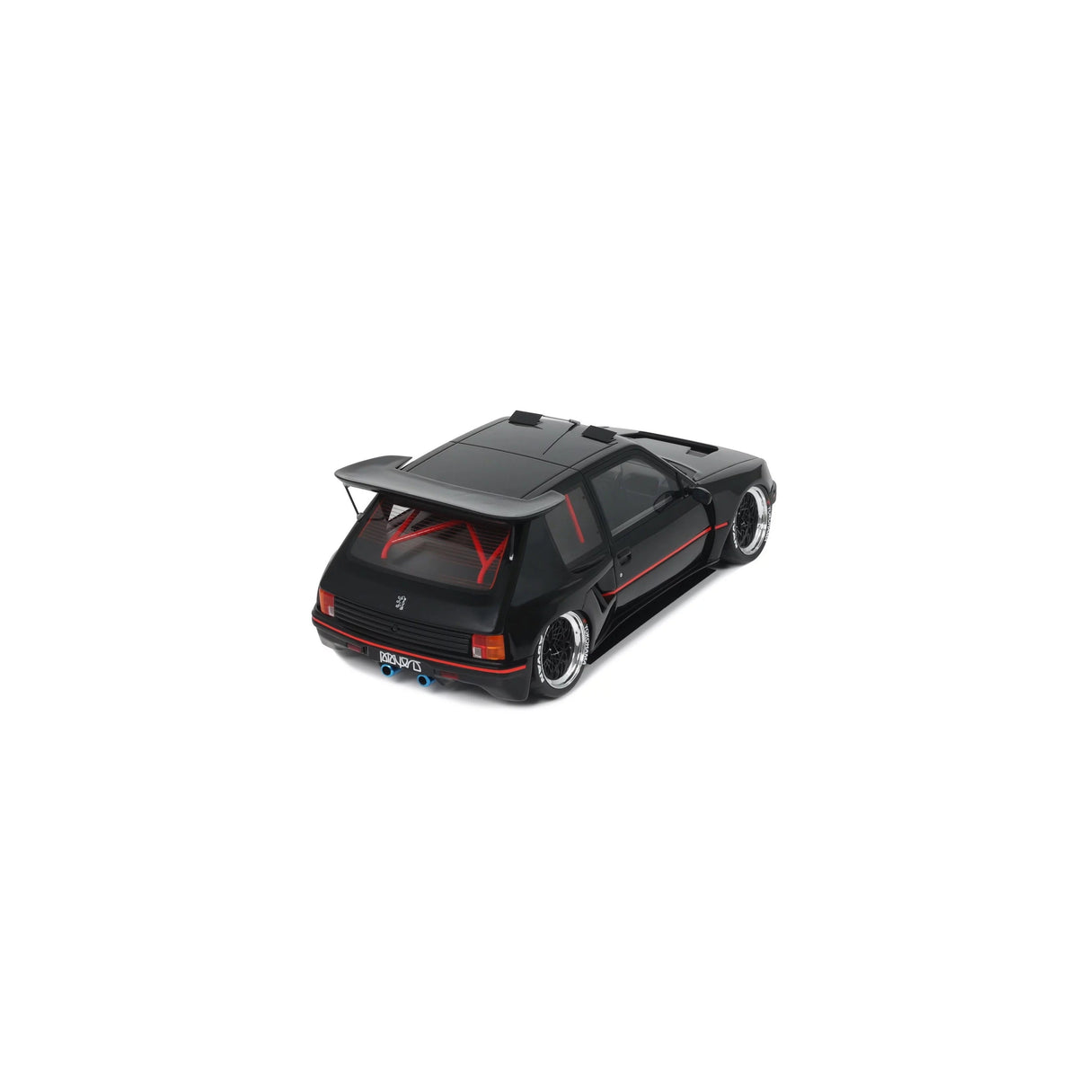 STM Diecast Otto 2018 Peugeot 205 Khyzyl Saleem Black 1:18 - View 7