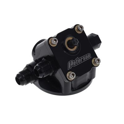 Peterson Fluid Systems Oil Filter Mounts with Engine Oil Primers - 091502