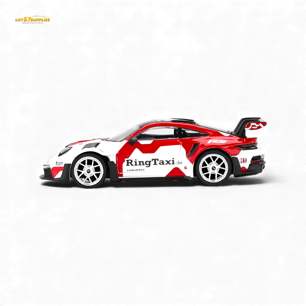 (Pre-Order) Mini GT Porsche 911 GT3 RS Weissach RingTaxi 1:64
