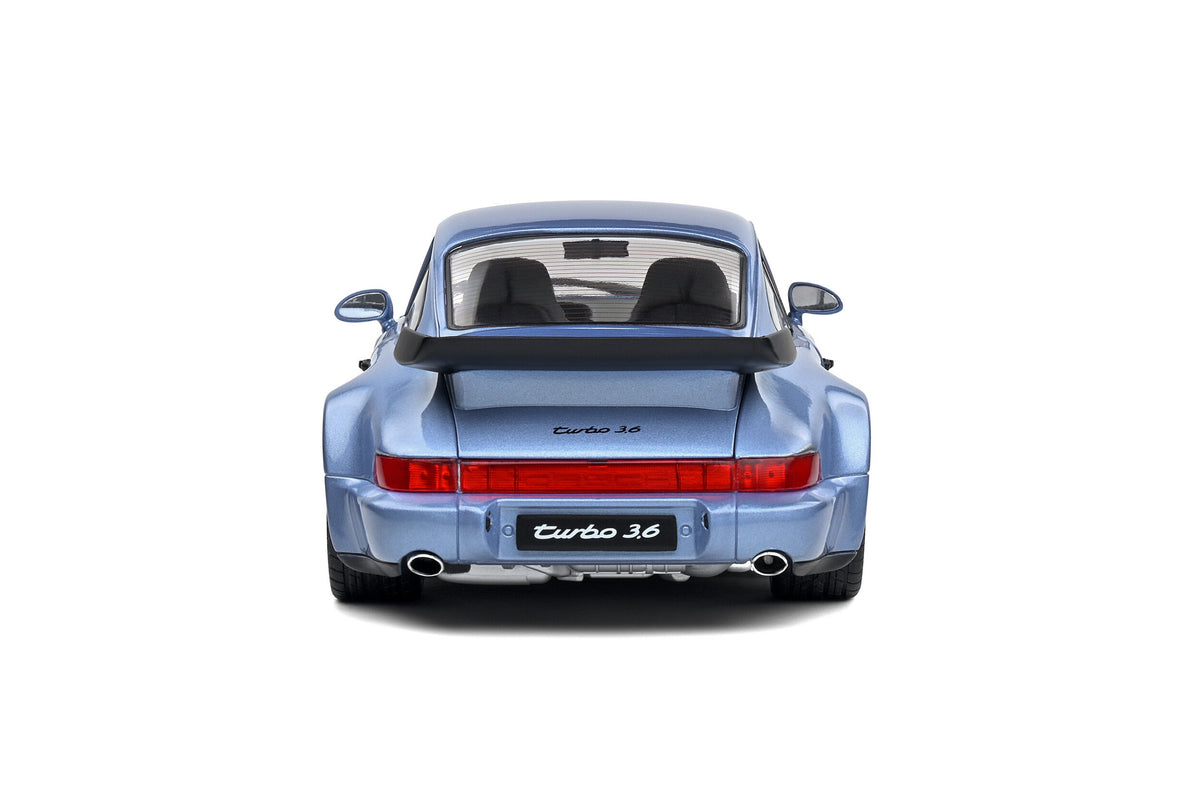 STM Diecast Solido 1990 Porsche 911 (964) Turbo Horizon Blue Metallic 1:18 - View 3