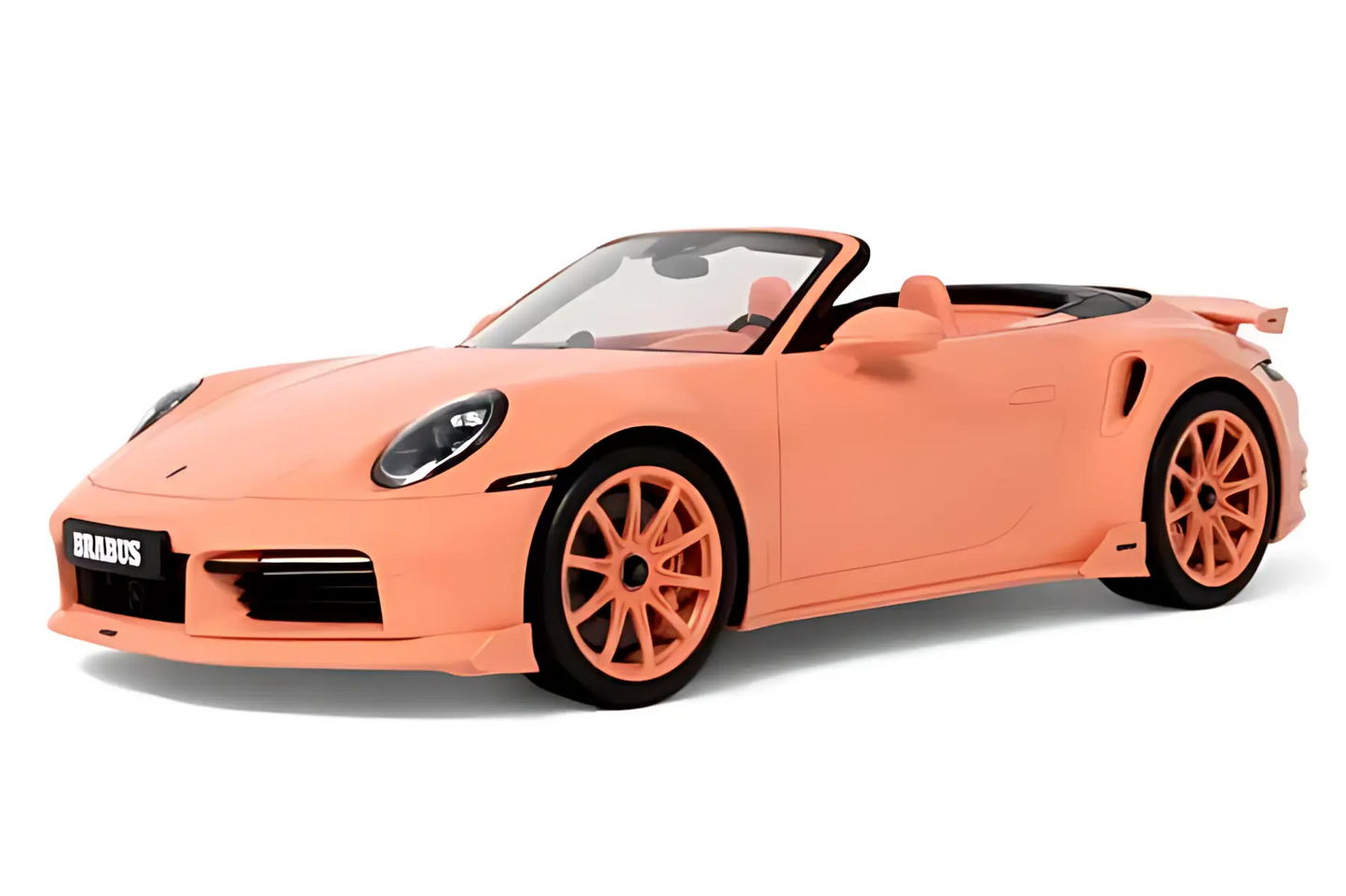 GT Spirit 2024 Brabus 900 Peetch Porsche 911 Turbo 992 Cabriolet Pink 1:18