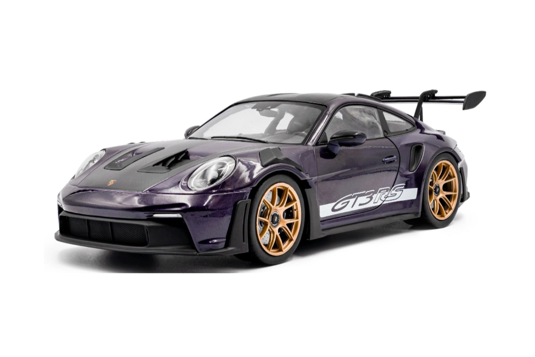Solido 2024 Porsche 911 992 GT3 RS Weissach Pack Purple Ultraviolet 1:18