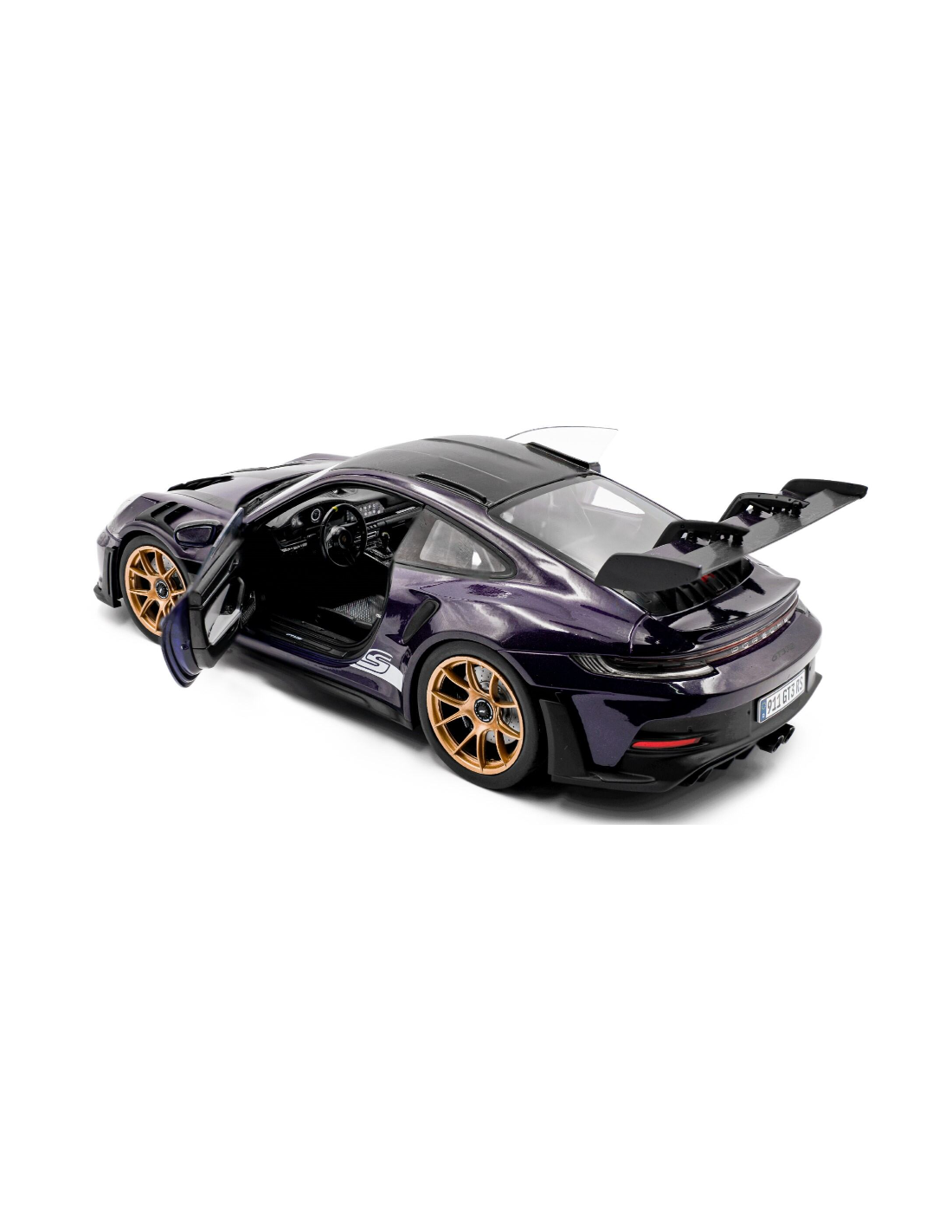 Solido 2024 Porsche 911 992 GT3 RS Weissach Pack Purple Ultraviolet 1:18