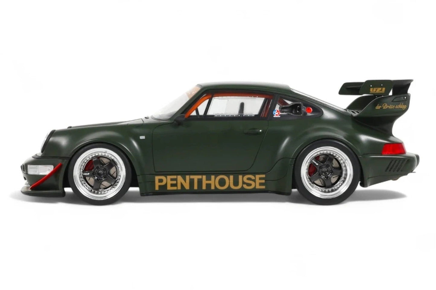 GT Spirit 2008 Porsche 911 964 RWB (Penthouse) Matte Army Green 1:18