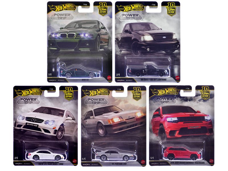 Rapid Vehicles "Power Trip" 5 piece Set "Car Culture" 2026 Series R Diecast Model Cars by Hot...