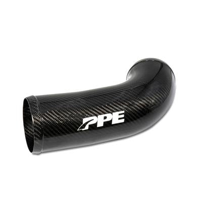 PPE Turbo Inlet Upgrade Kit - GM 6.6L Duramax 2020-2024 L5P - Carbon Fiber - Weave - 115020160