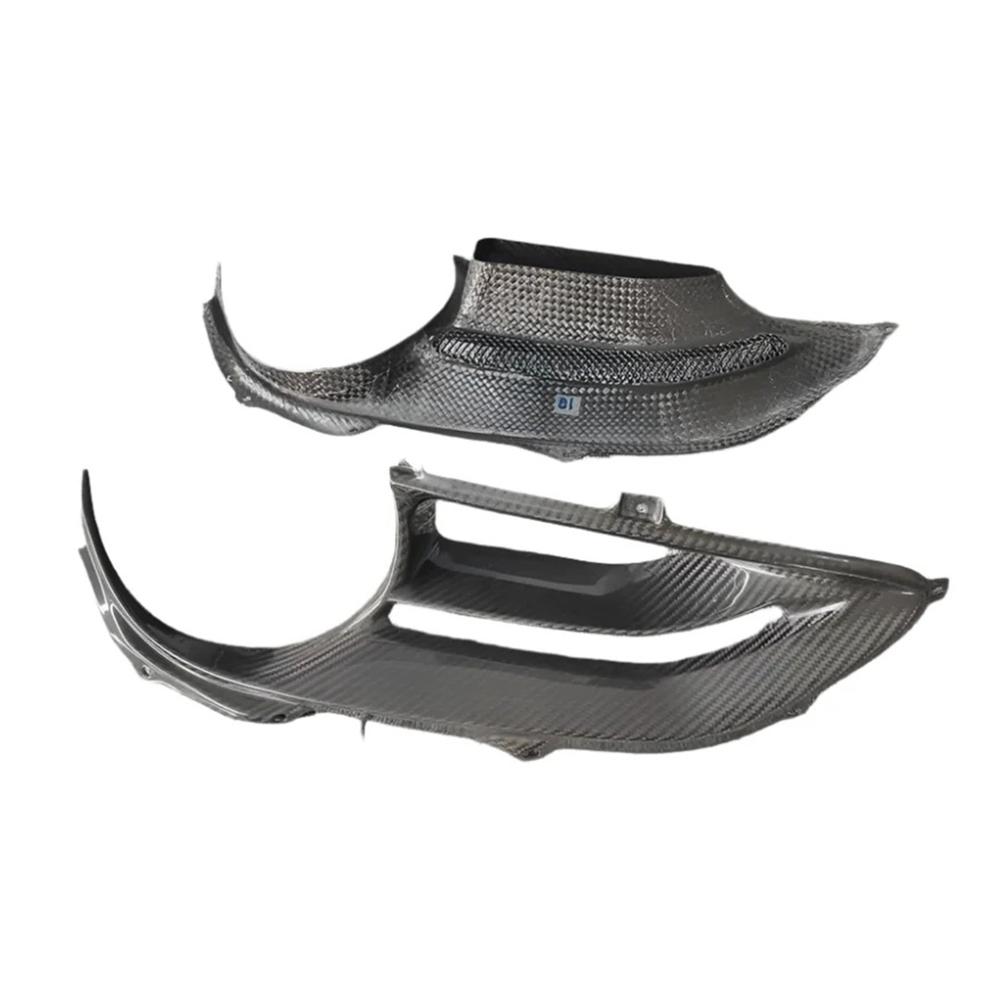 C Style Carbon Fiber Rear Fog Tail Light Surround Cover for Ferrari 488 GTB / Spider
