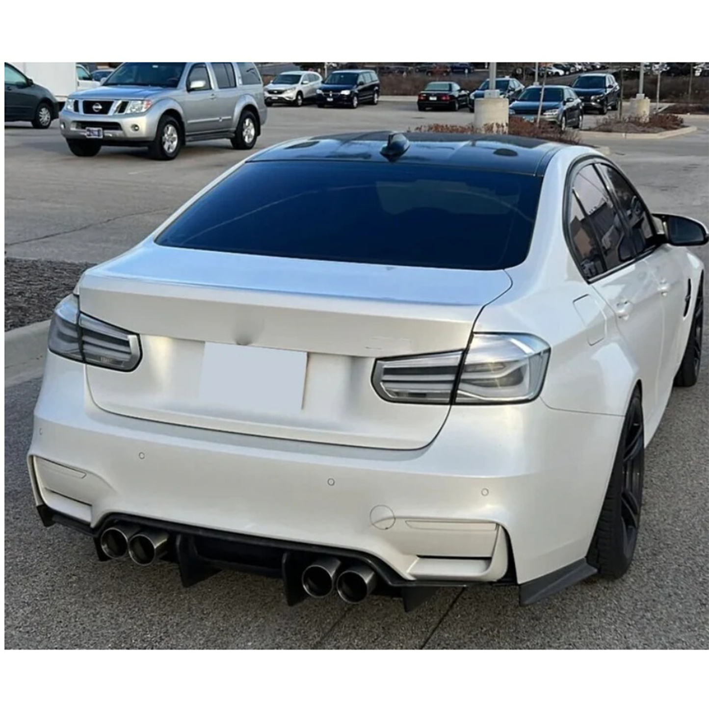 PSM Style Gloss Black Rear Diffuser for BMW F80 F82 F83 M3 M4