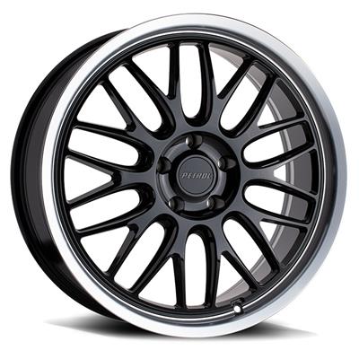 Petrol Wheel P4C Gloss Black Wheels with Machined Lip - S0231