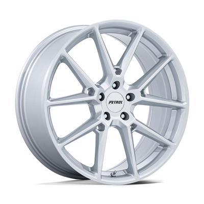 Petrol Wheel P1E Gloss Silver Wheels - S0406