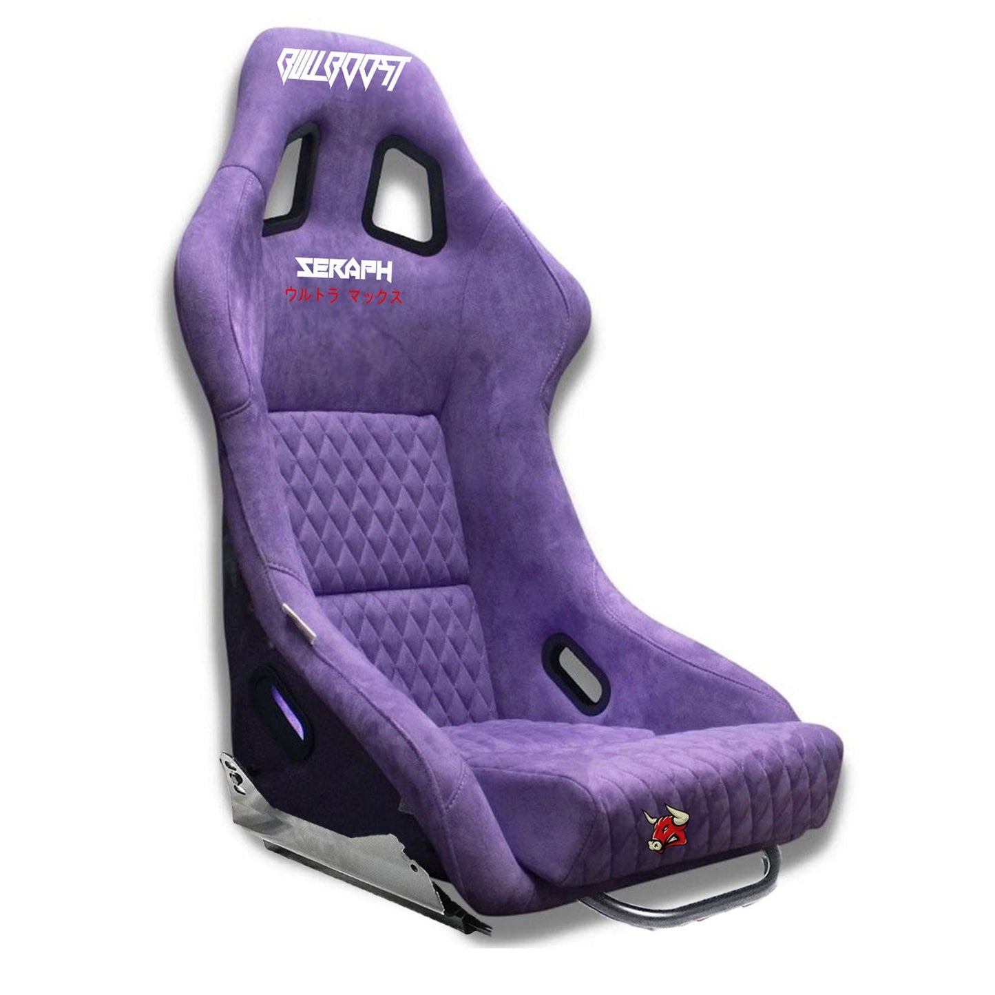 Bull Boost Adjustable Racing Lowered Ultra Max Bucket Seat w/ Seat Rails