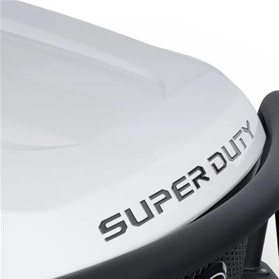 Putco Ford Lettering Emblems, Ford Super Duty Hood Lettering (Black Platinum) - 55562BPFD
